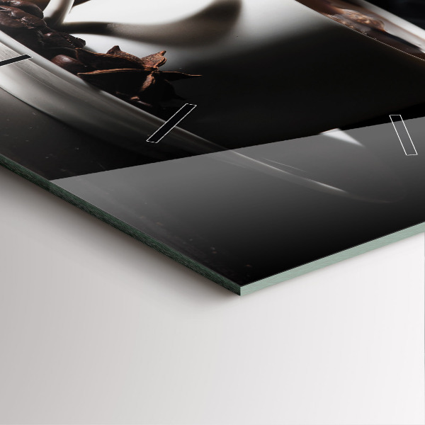 Reloj cuadrado Taza de café