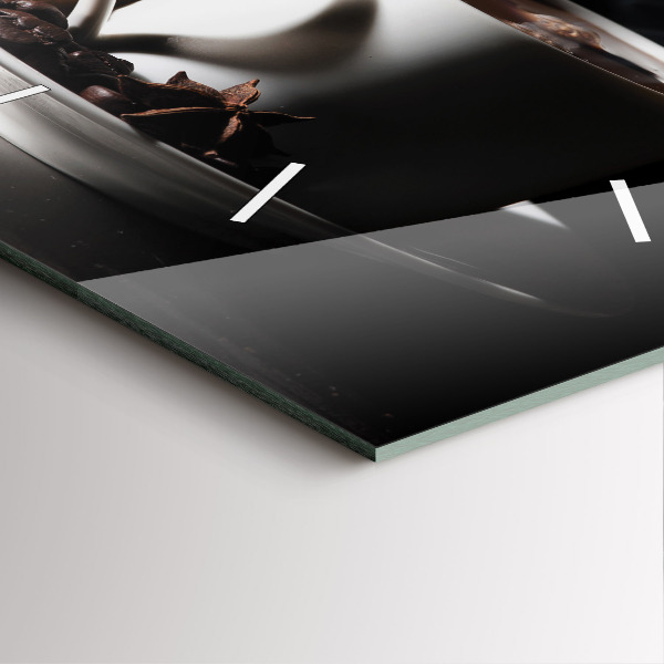 Reloj cuadrado Taza de café