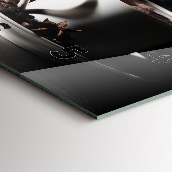 Reloj cuadrado Taza de café