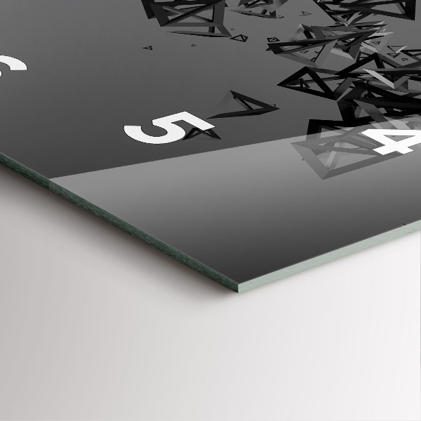 Reloj de pared cuadrado Abstracción