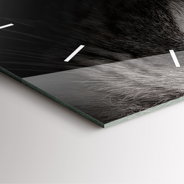 Reloj cuadrado Perro y gato escoceses