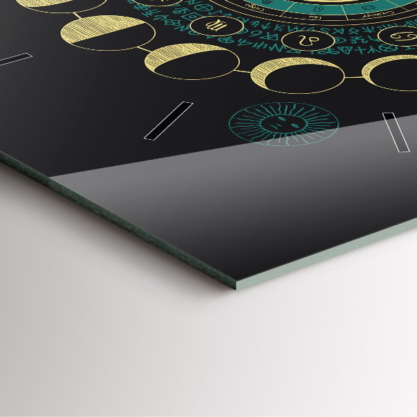 Reloj cuadrado Fases de la luna