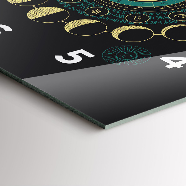 Reloj cuadrado Fases de la luna