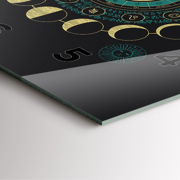 Reloj cuadrado Fases de la luna