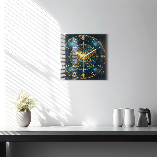 Reloj de pared cuadrado Reloj horóscopo