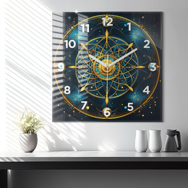 Reloj de pared cuadrado Reloj horóscopo