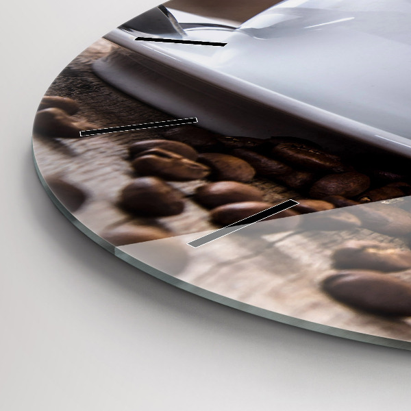 Reloj redondo pared Taza de café