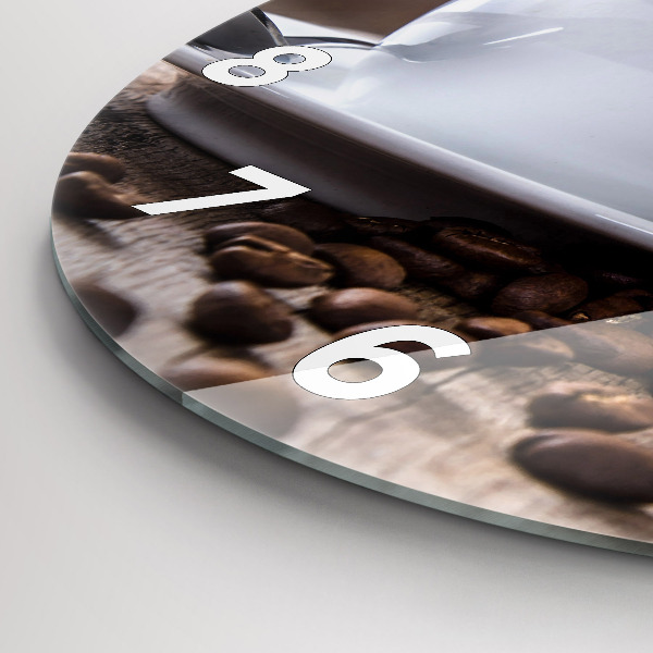 Reloj redondo pared Taza de café