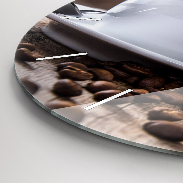 Reloj redondo pared Taza de café