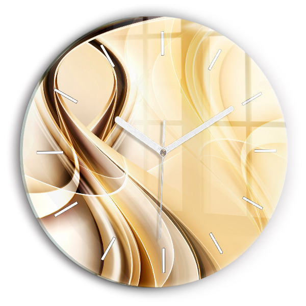 Reloj redondo pared Olas abstractas