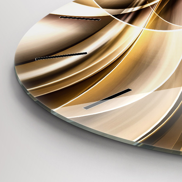 Reloj redondo pared Olas abstractas