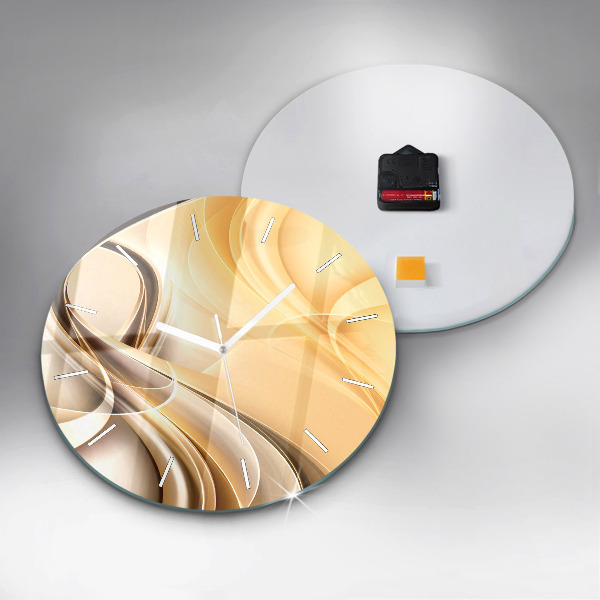 Reloj redondo pared Olas abstractas