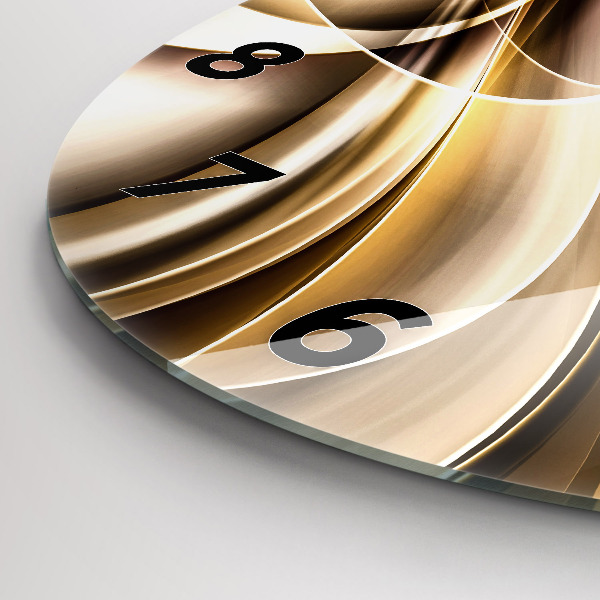 Reloj redondo pared Olas abstractas