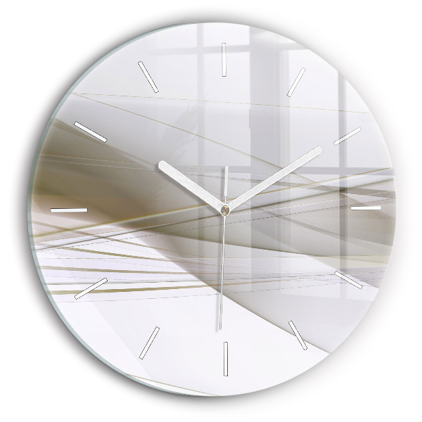 Reloj redondo pared Abstracción luminosa