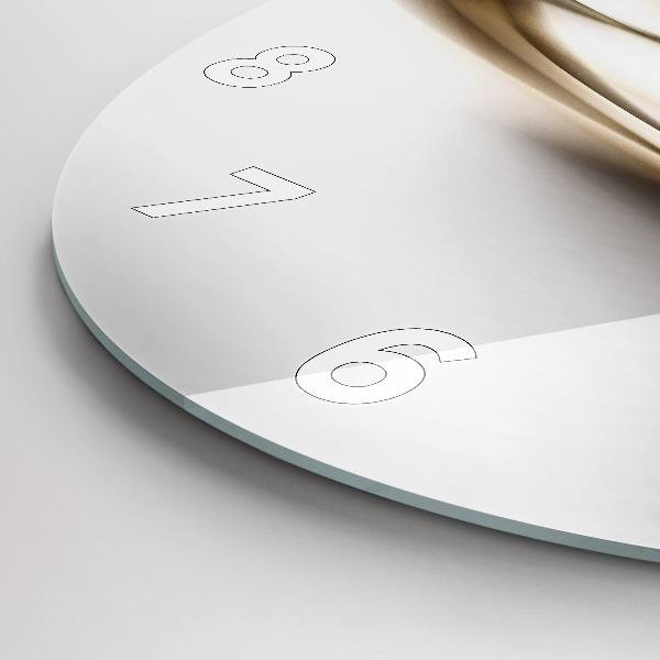 Reloj redondo pared Líneas abstractas