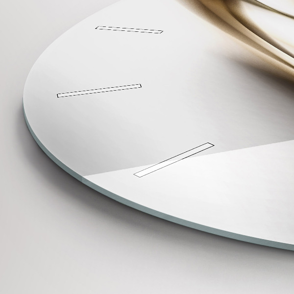 Reloj redondo pared Líneas abstractas