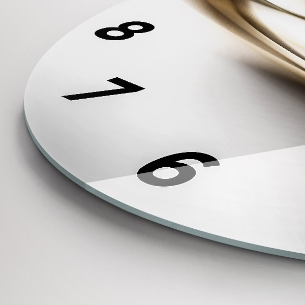 Reloj redondo pared Líneas abstractas