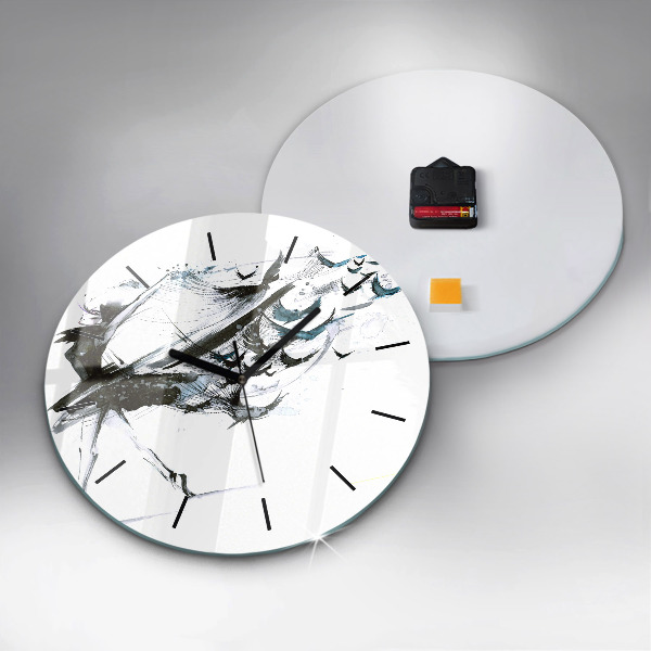 Reloj de cristal redondo Mujer bailando ballet