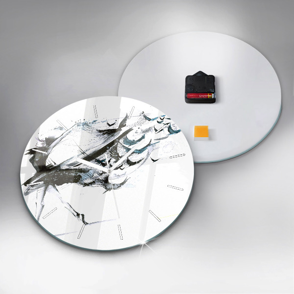 Reloj de cristal redondo Mujer bailando ballet