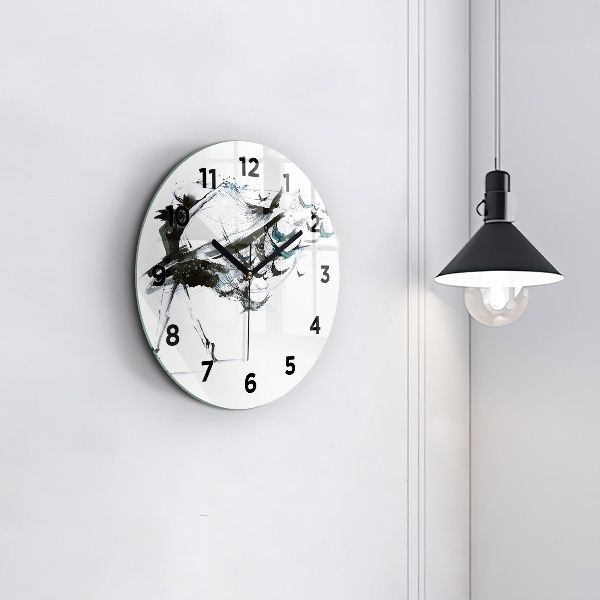Reloj de cristal redondo Mujer bailando ballet