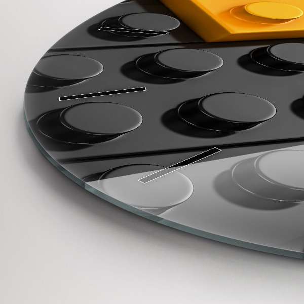 Reloj redondo pared Bloques de juguete