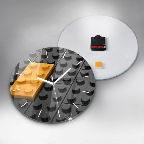Reloj redondo pared Bloques de juguete