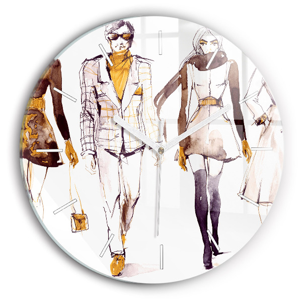 Reloj de pared redondo Mujer y hombre