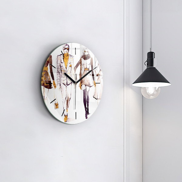 Reloj de pared redondo Mujer y hombre