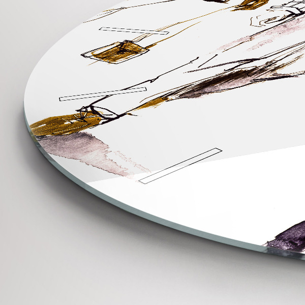 Reloj de pared redondo Mujer y hombre