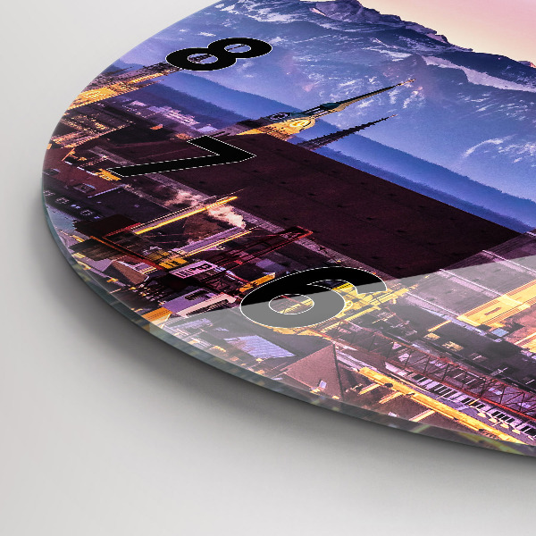 Reloj redondo pared Alpes Alemanes Munich