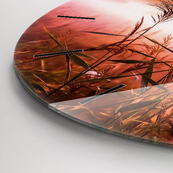 Reloj de pared redondo Mañana brumosa