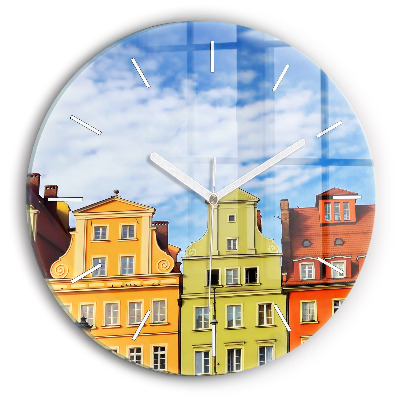 Reloj de cristal redondo Wroclaw - Casco antiguo