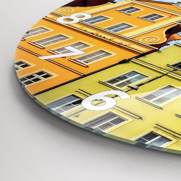 Reloj de cristal redondo Wroclaw - Casco antiguo