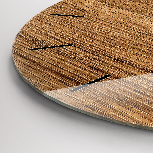 Reloj redondo pared Madera clara