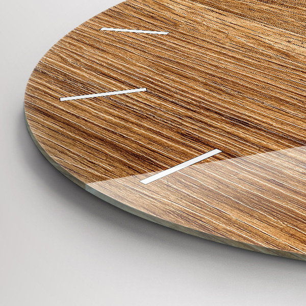 Reloj redondo pared Madera clara