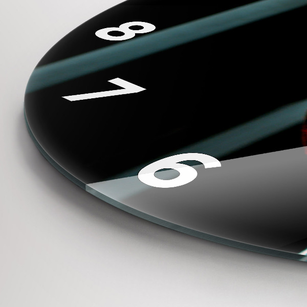 Reloj redondo pared Botella de vino