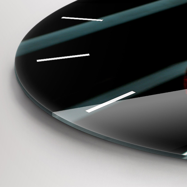 Reloj redondo pared Botella de vino