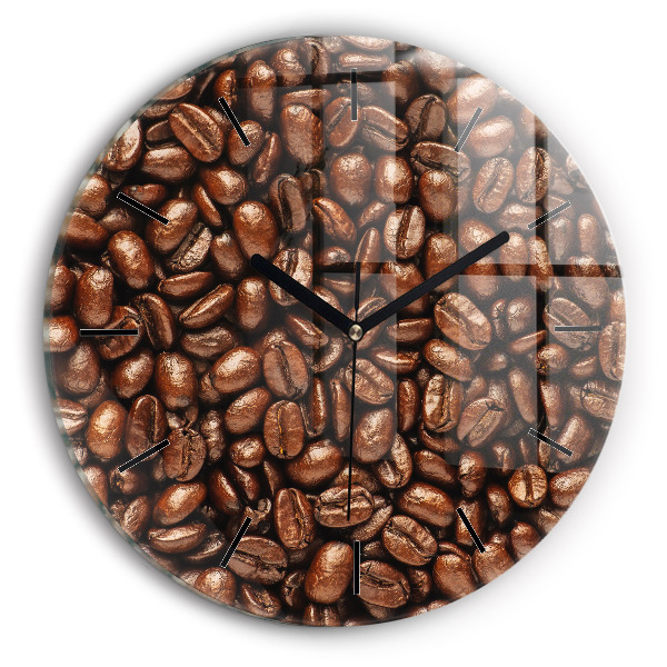 Reloj redondo pared Café en grano