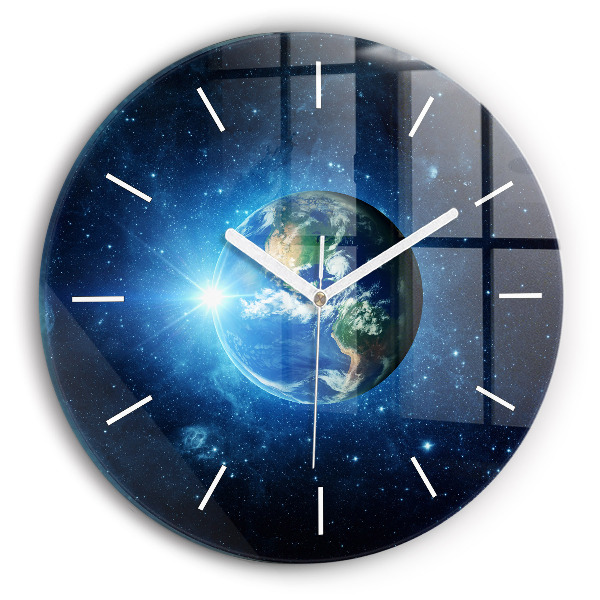 Reloj redondo pared La Tierra y la galaxia - NASA