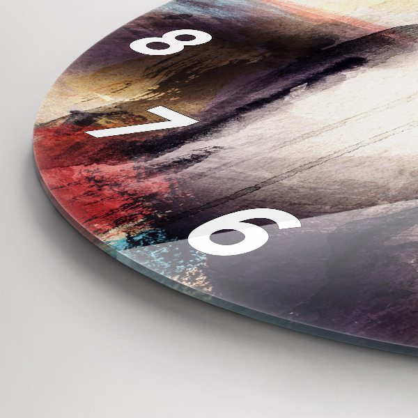 Reloj de pared redondo Retrato abstracto de una mujer