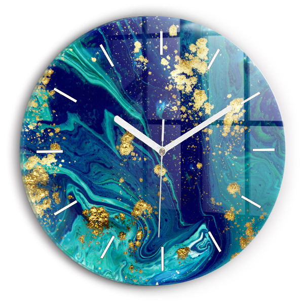 Reloj de pared redondo Abstracción moderna