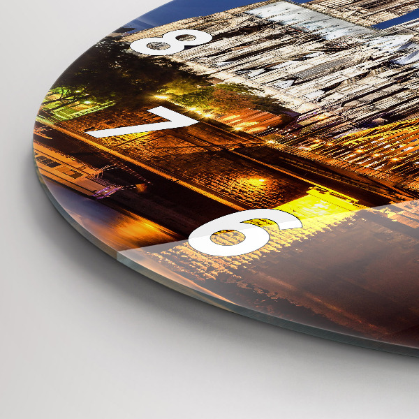 Reloj de cristal redondo Puente en Alemania