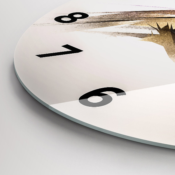 Reloj de cristal redondo Ave rapaz