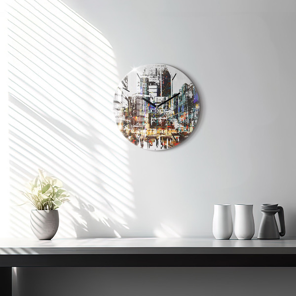 Reloj redondo pared Nueva York