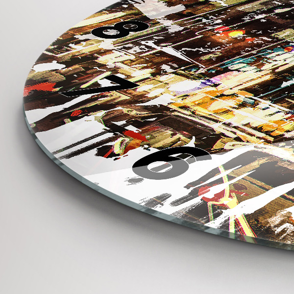 Reloj redondo pared Nueva York