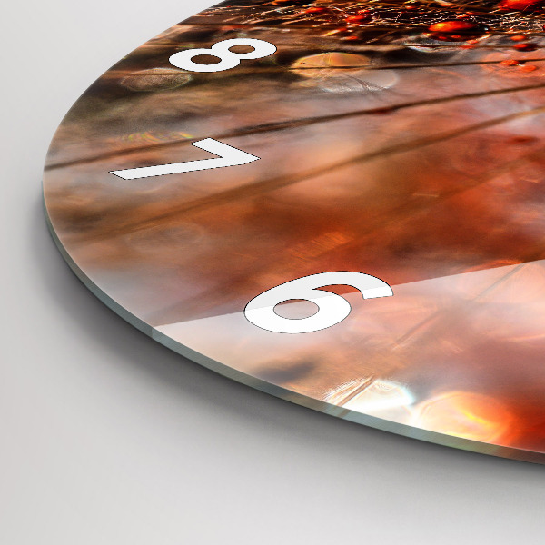 Reloj redondo pared Soplador con rocío