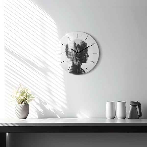 Reloj redondo pared Sensibilidad humana del pensamiento