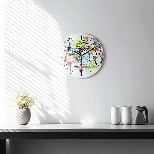 Reloj de pared redondo Zoólogo
