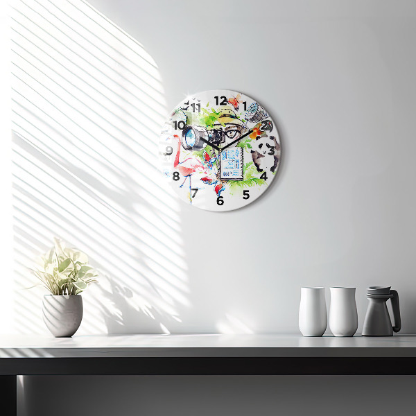 Reloj de pared redondo Zoólogo