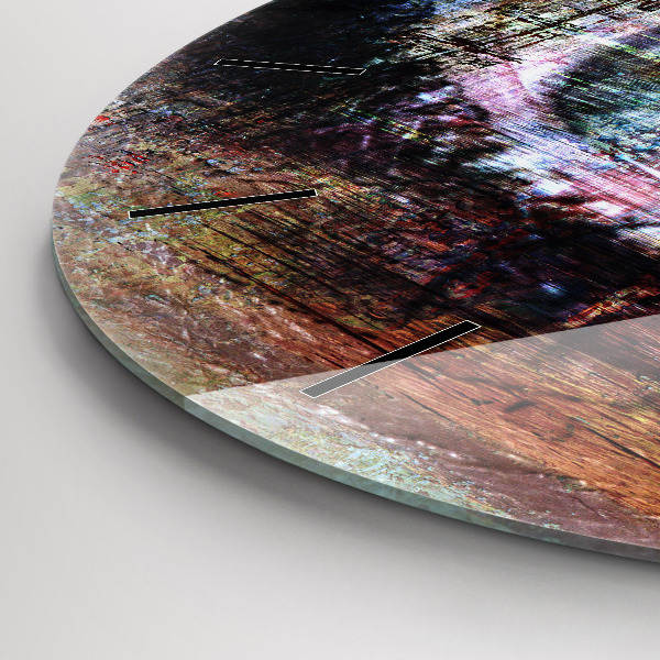 Reloj de pared redondo Arte callejero Ojo